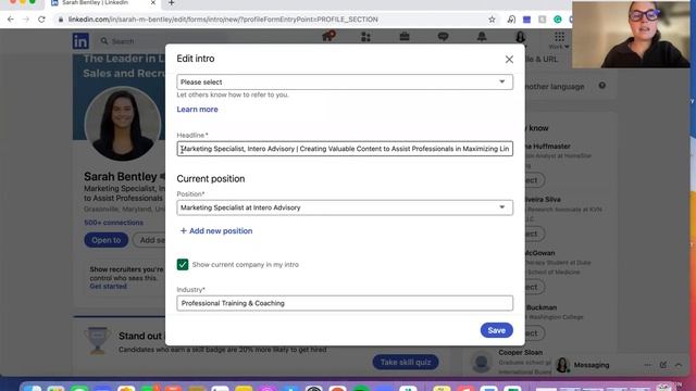 How to Add a Headline to Your LinkedIn Profile смотреть онлайн