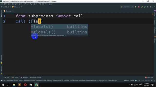 How to call an external command in Python смотреть онлайн