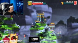 БУСТЕР ИГРАЕТ В ЭНГРИ БЕРДС 2 ! БУСТЕР БУДЕТ ЗАДРОТИТЬ НОВУЮ ИГРУ?