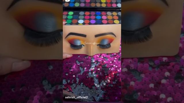 Blue & pink eyeshadow?watch full video link in description Sehrish official❤️like and subscribe? смотреть онлайн