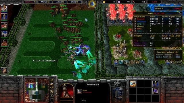Warcraft 3 Classic HellHalt TD Competitive #132 смотреть онлайн