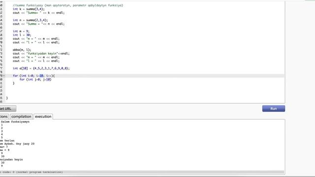 C++ sabaqtary 14 qazaqsha Funksiya. Қазақша с++ сабақтар. Функция 2 смотреть онлайн