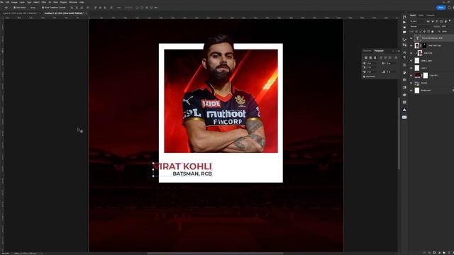 Sports Poster Design In Photoshop || Photoshop Tutorial смотреть онлайн