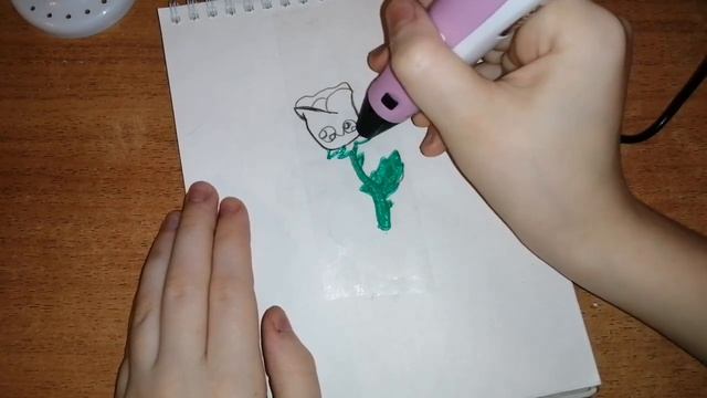 3D роза? // 3D ручка //? смотреть онлайн