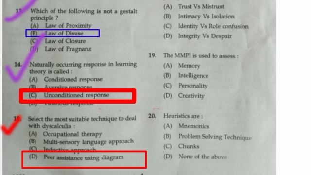 KTET CAT 3||PSYCHOLOGY ||MOCKTEST || смотреть онлайн