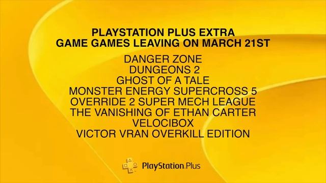 PS+ EXTRA Last Chance To Play - March 2023 смотреть онлайн