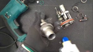 Перфоратор Makita HR 2470 крутит но не стучит.Вид изнутри.