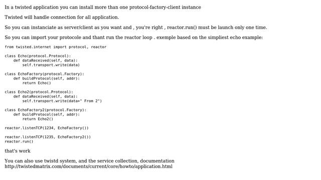How to "merge" two Python twisted applications? (2 Solutions!!) смотреть онлайн