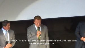 Ван Дамм, Шварценеггер, Сталлоне, Стетхем и Лундгрен вместе на сцене