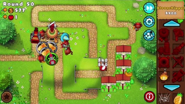 BTD5 - Mobile - Impoppable Mode - Monkey Lane смотреть онлайн
