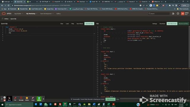 Oracle Apex Quick SQL смотреть онлайн