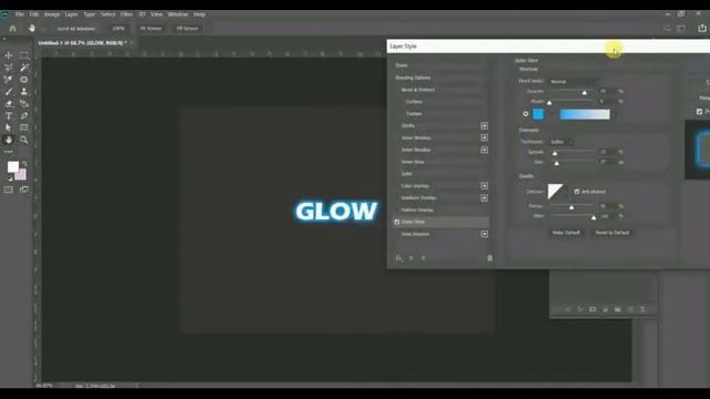 Text Glow Effect-Photoshop Tutorial смотреть онлайн