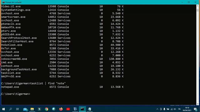 TASKKILL+TASKLIST - Chiudere programma da CMD di Windows10 смотреть онлайн