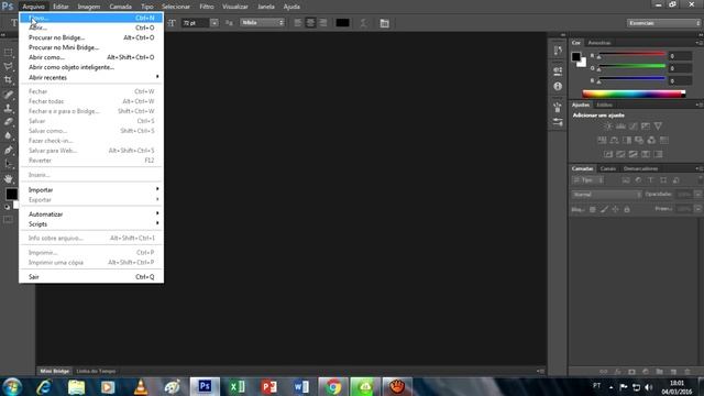 Como abrir uma imagem ou foto no photoshop cs6. смотреть онлайн