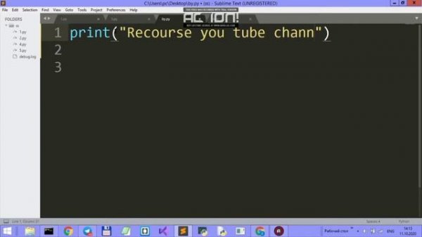 PYTHON 1_DARS | pythonni o'rnatish va dastur tuzish !