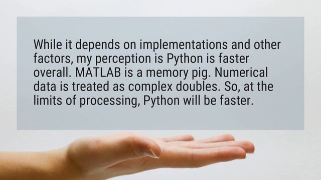 Is Python faster than Matlab? смотреть онлайн