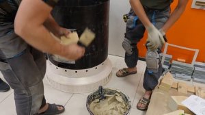 Монтаж печей КДМ