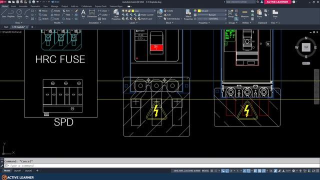 autocad 2023 คำสั่งระเบิดวัตถุ Explode (EXPLODE) смотреть онлайн