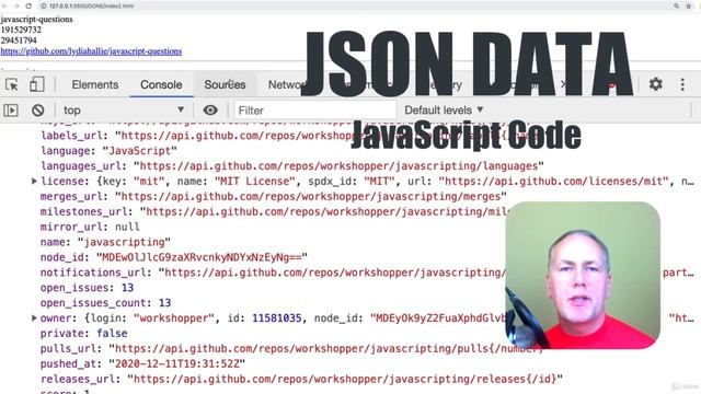 AJAX Dynamic Web Pages 0101 - Introduction to AJAX - how to get JSON data and update Page Elements смотреть онлайн