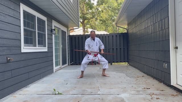 Tengoku Ryu Karate Instructional Video 9 - Kobudo Kata: Bo Kiso Dai Ichi смотреть онлайн