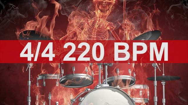 🔴 220 BPM Heavy Drums Metronome смотреть онлайн