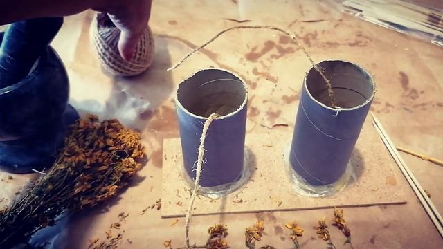 Восковая заливная свеча со зверобоем. смотреть онлайн