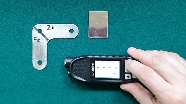 21. Регулировка чувствительности определения цинкового покрытия - Толщиномер CARSYS АВТОПОДБОР смотреть онлайн