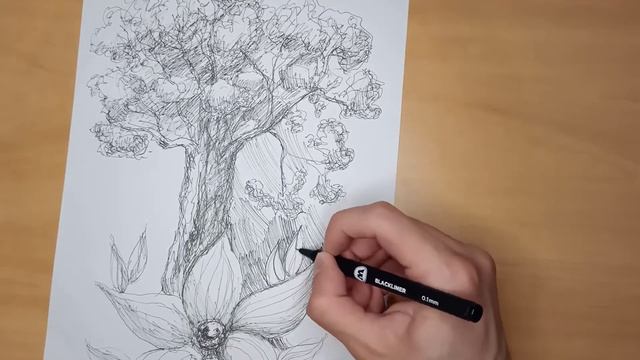 Как быстро нарисовать цветы ручкой? смотреть онлайн