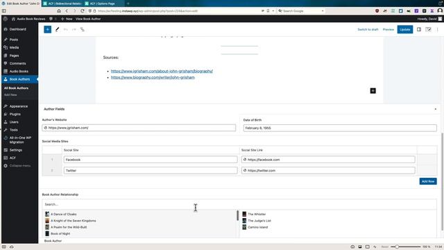 ACF 6.2: Built-In Bidirectional Relationship Fields and Option Pages смотреть онлайн