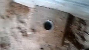 Заливаем тумбы для лаг пола.