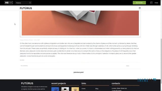 Futurus - Creative Portfolio WordPress Theme Schuyler Timothy смотреть онлайн