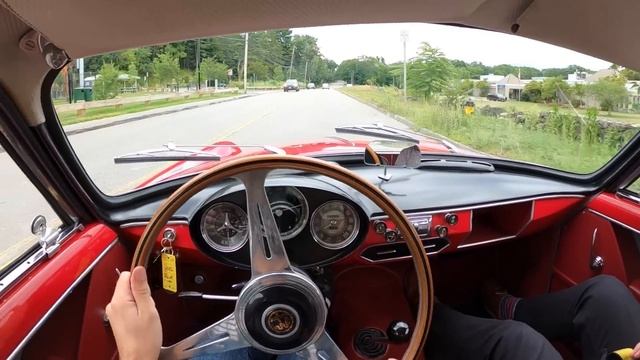 1956 Alfa Romeo Giulietta Sprint Veloce - POV Test Drive by Tedward (Binaural Audio) смотреть онлайн