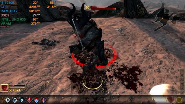 Dragon Age 2 Intel UHD 630 (Low End PC) смотреть онлайн