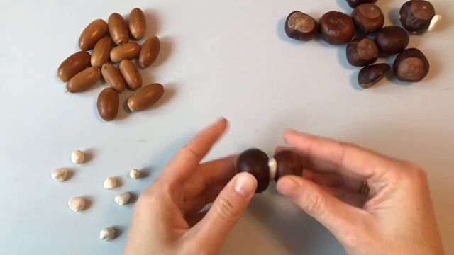 | Простые идеи осенних поделок из природных материалов и пластилина| смотреть онлайн