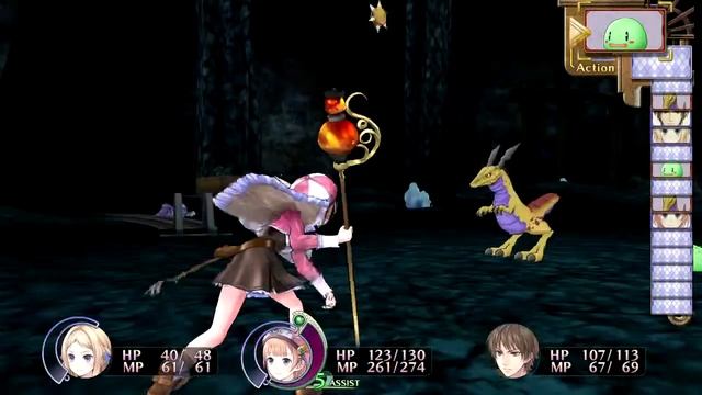 Atelier Rorona Plus: The Alchemist of Arland - Battle Gameplay смотреть онлайн