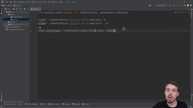 Edição de Vídeo com Python - Moviepy e Automação de Edição смотреть онлайн