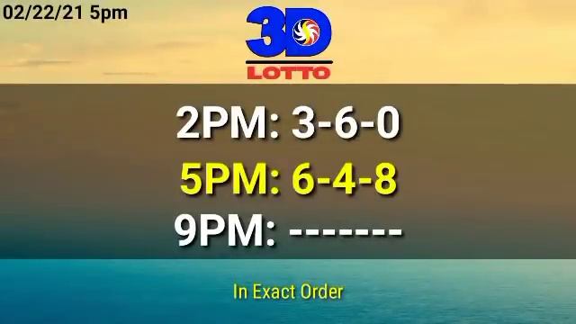 5pm PCSO Lotto Result Today February 22, 2021 2D 3D STL ez2 Swertes смотреть онлайн