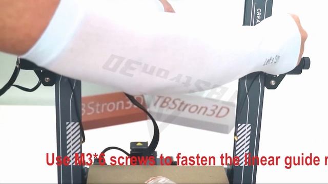 ELEGOO Neptune 3 pro X-axis upgrade linear rail installation guide. смотреть онлайн