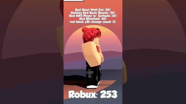 Red Roblox Outfits For 300 Robux смотреть онлайн