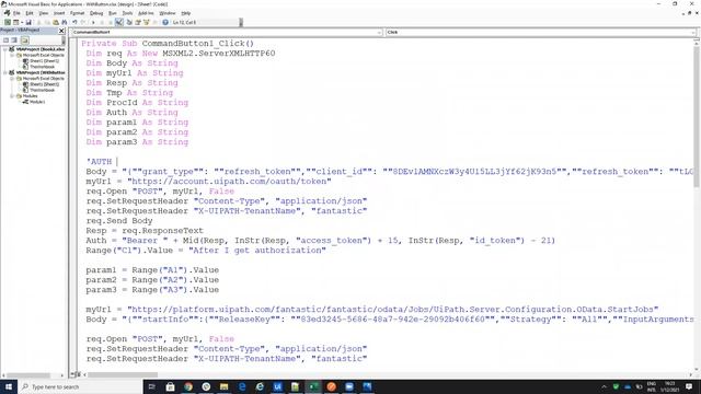 Excel trigger UiPath Robots | HTTP POST VBA script | Excel VBA смотреть онлайн