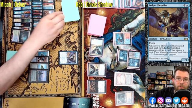 Izzet Murky vs Grixis Shadow | Legacy Magic: The Gathering w/Commentary | Fast Effect | ELD's MTG смотреть онлайн