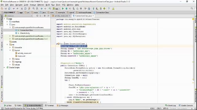 Android | Connect Android App With SQL Server | Login смотреть онлайн