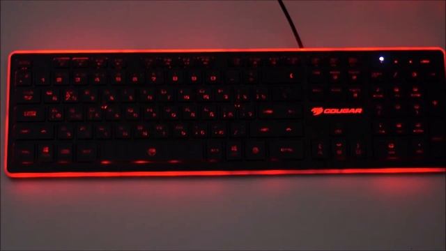 Подсветка игровой клавиатуры COUGAR Vantar смотреть онлайн