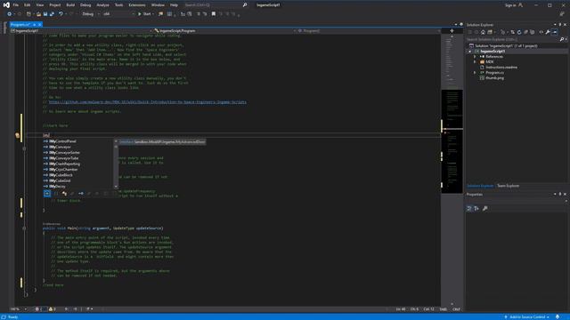 👨🏻💻 Programming 101 Ingame Scripts - Visual Studio Setup - Space Engineers смотреть онлайн