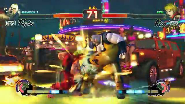 Batalla de Ultra Street Fighter IV: Rufus vs Ken смотреть онлайн