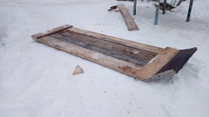 ??Волокуши корыто сани для мотобуксировщика. самодельные ???