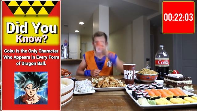 The ULTIMATE Dragon Ball Z Calorie Challenge! смотреть онлайн