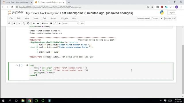 Try | Except Block in Python [Lesson#26]. Learn Python -Full course Tutorial in Urdu/Hindi смотреть онлайн