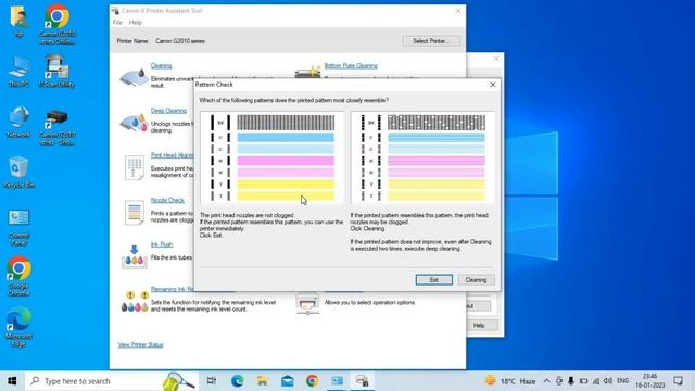 Canon G2010 Head Cleaning: How to clean the print line смотреть онлайн