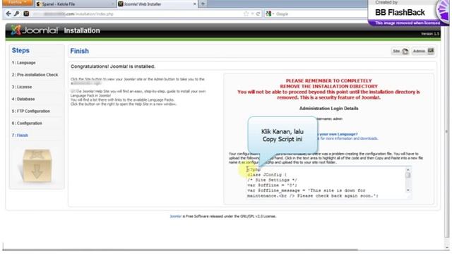 Cara Membuat File configuration.php - (Part 8c - Membuat Website Joomla) смотреть онлайн